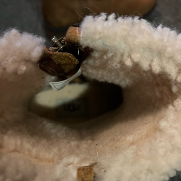UGG Tan and Cream Shearling Boots - Picture 4 of 4